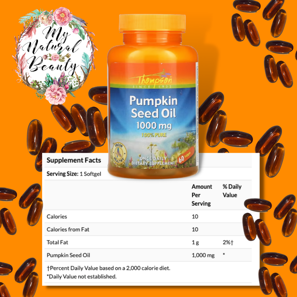  Pumpkin Seed Oil Capsules 1000mg- 100% Pure   Once Daily Supplement- 60 Softgels  Thompson, Pumpkin Seed Oil, 1000 mg, 60 Softgels Buy online Australia