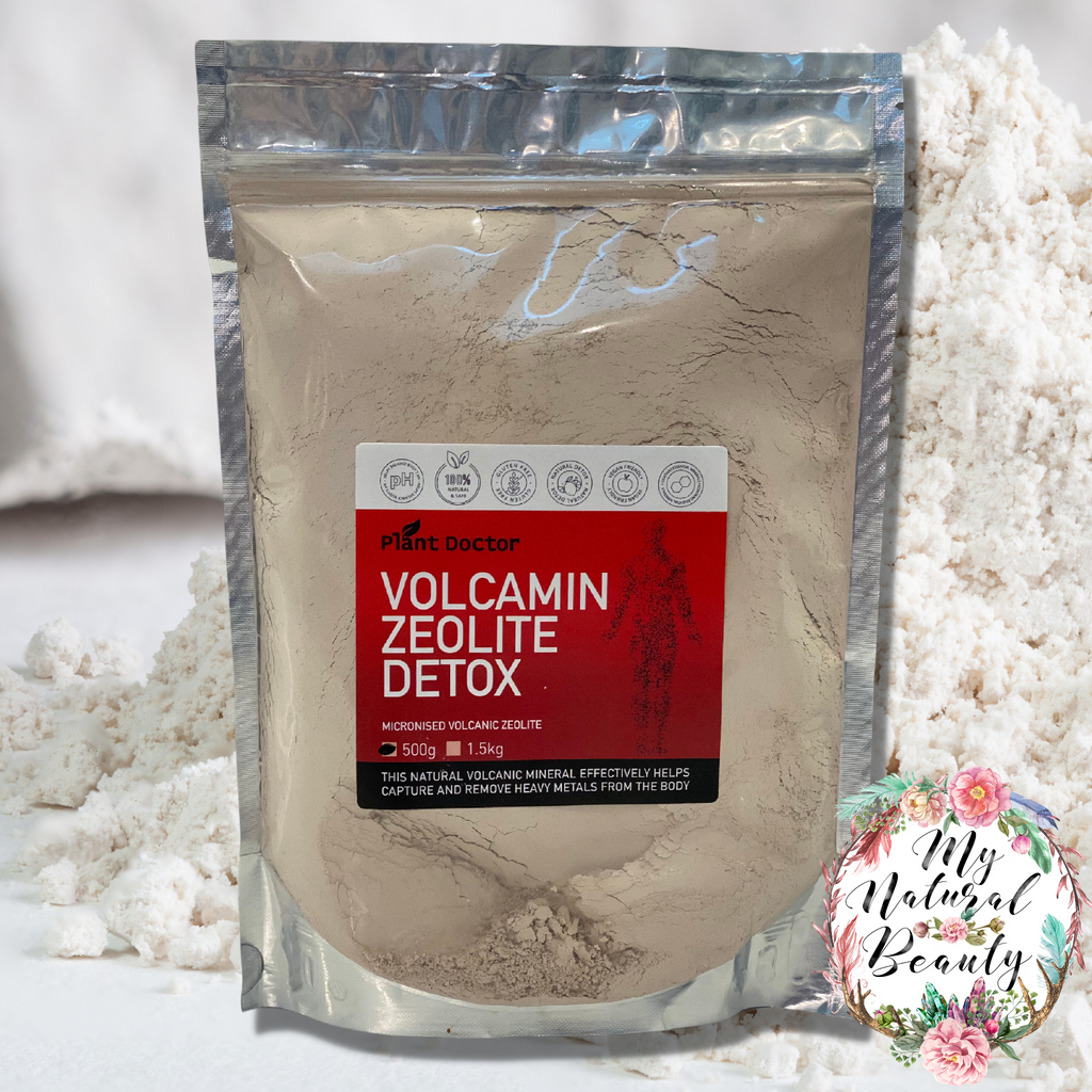  Many benefits of our Micronised VOLCAMIN (Clinoptilolite Zeolite Powder) include:    1.	100% safe and non-toxic at any level: All traces of the mineral are eliminated out of the body within 6 to 8 hours. It is safe to take with most medications (as long as they are not heavy metal based), but as always you should check with a medical professional first. *