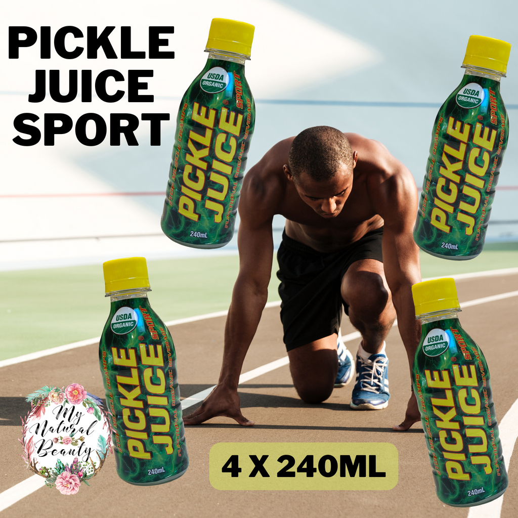  Pickle Juice is a 100% natural, purpose built, isotonic beverage which contains 10 times more electrolytes than other sports drinks. It does not contain any sugar or caffeine. It is GMO free and is certified kosher and organic and it stops muscle cramps™. It just works! 