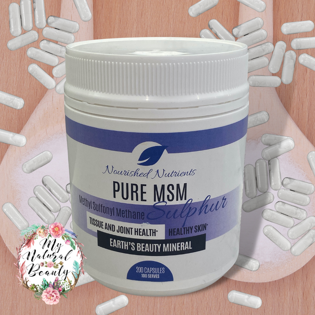 Pure MSM Capsules. Northern Beaches Sydney Australia. · Helps support cartilage and joint health* · Aids in collagen and keratin production* · 100% pure and vegan friendly · Assists with healthy aging* · Can help reduce inflammation* · Excellent source of sulphur · Aids in protecting and rebuilding tissue