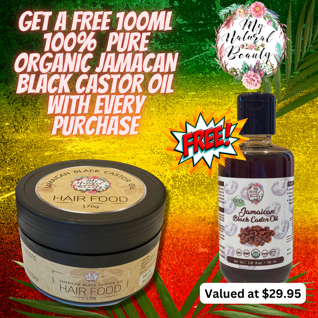 Jamaican Black Castor Oil Hair Food- 170g + FREE GIFT- 100ml Jamaican Black Castor Oil
