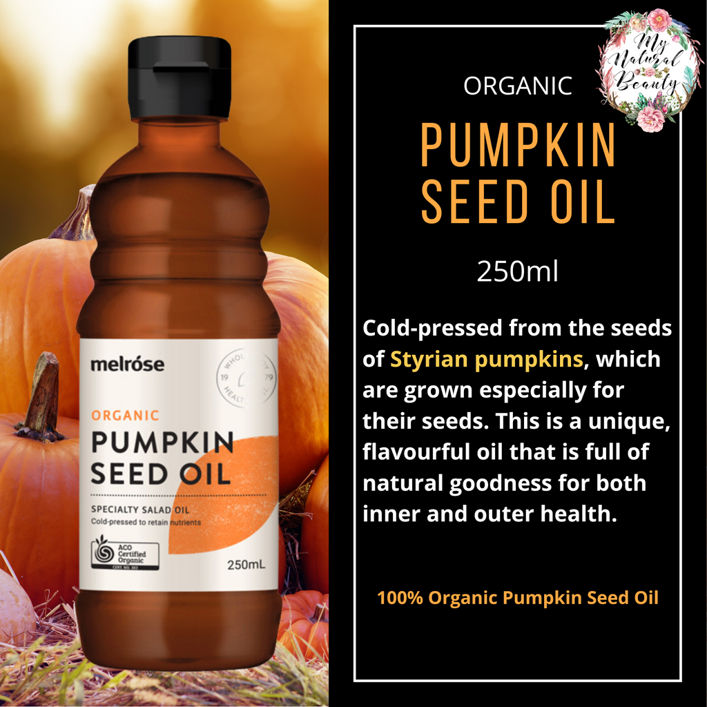  Australian Certified Organic Pumpkin Seed Oil. Melrose. Buy Online  Australia
