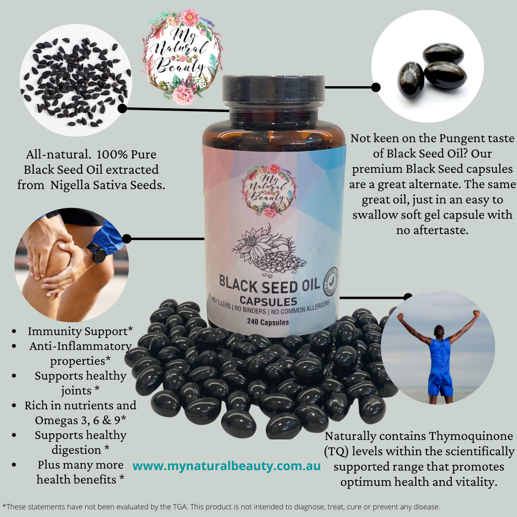 BLACK SEED OIL CAPSULES- 480 Capsules- 8 months supply
