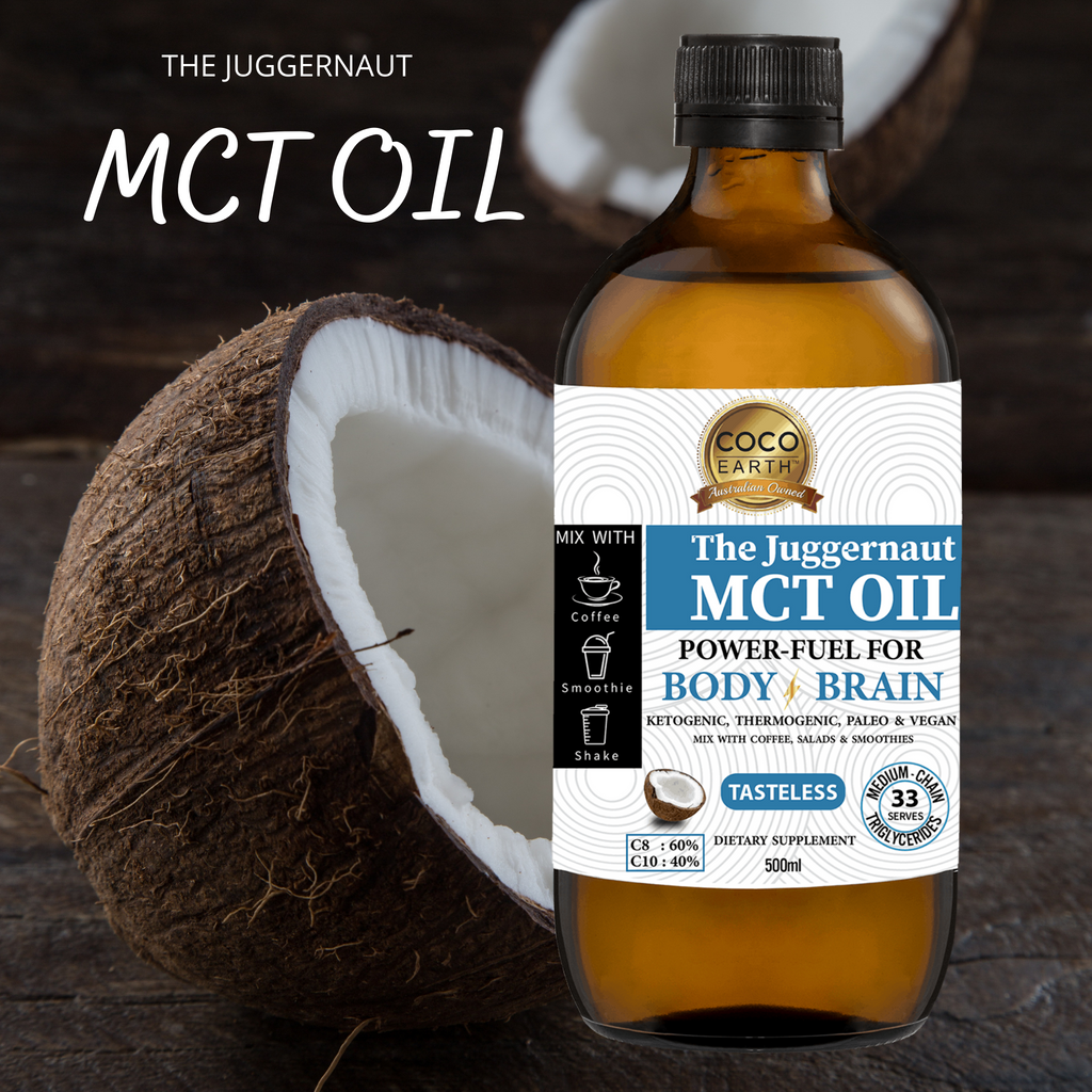 The Juggernaut Coconut MCT Oil- 1 Litre (2x 500ml)    Buy Online Australia