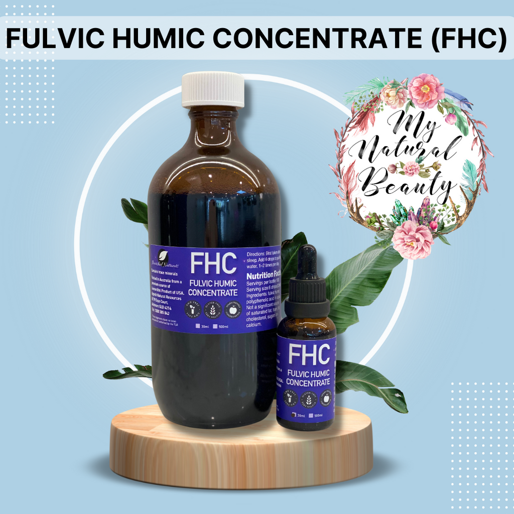 FULVIC HUMIC CONCENTRATE (FHC)   Premium American Leonardite source. High Analysis Humic Fulvic Concentrate. 