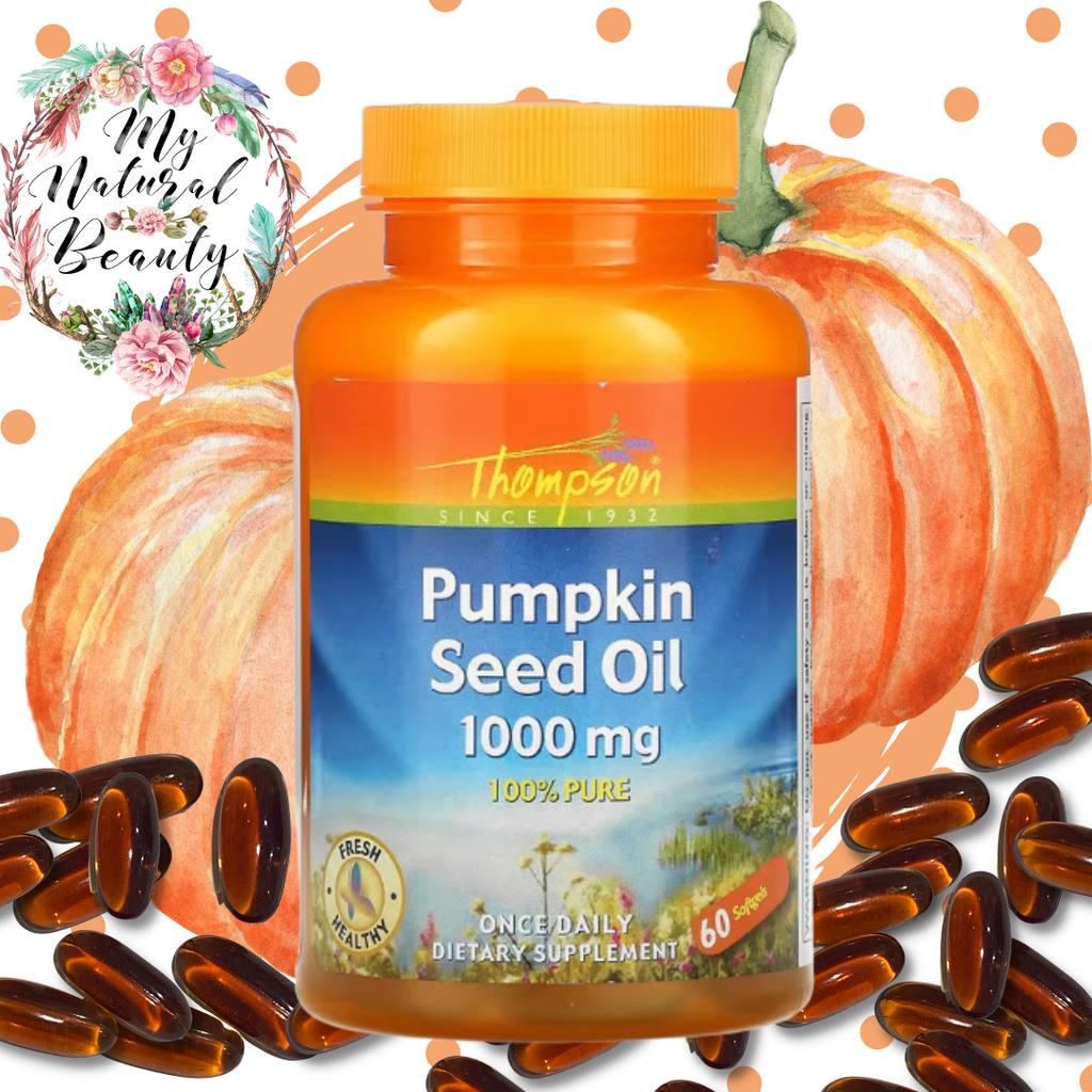  Pumpkin Seed Oil Capsules 1000mg- 100% Pure   Once Daily Supplement- 60 Softgels  Thompson, Pumpkin Seed Oil, 1000 mg, 60 Softgels Australia