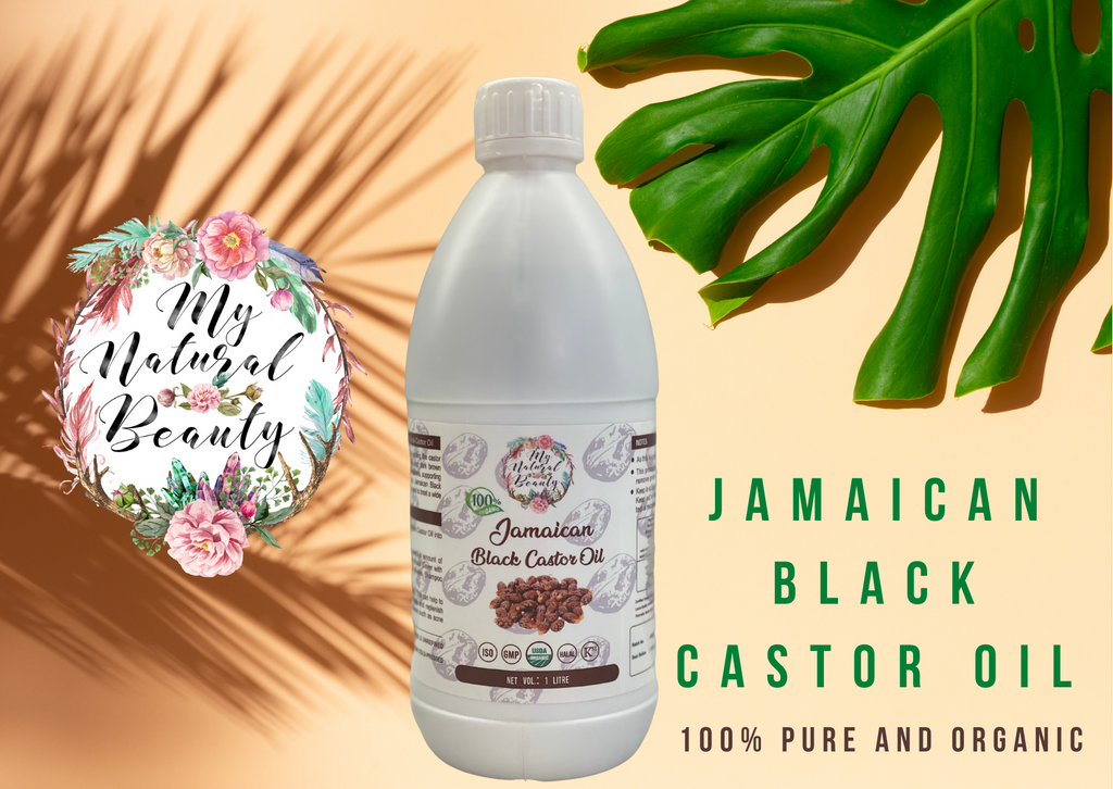  100% Pure Organic Jamaican Black Castor Oil – 1 Litre