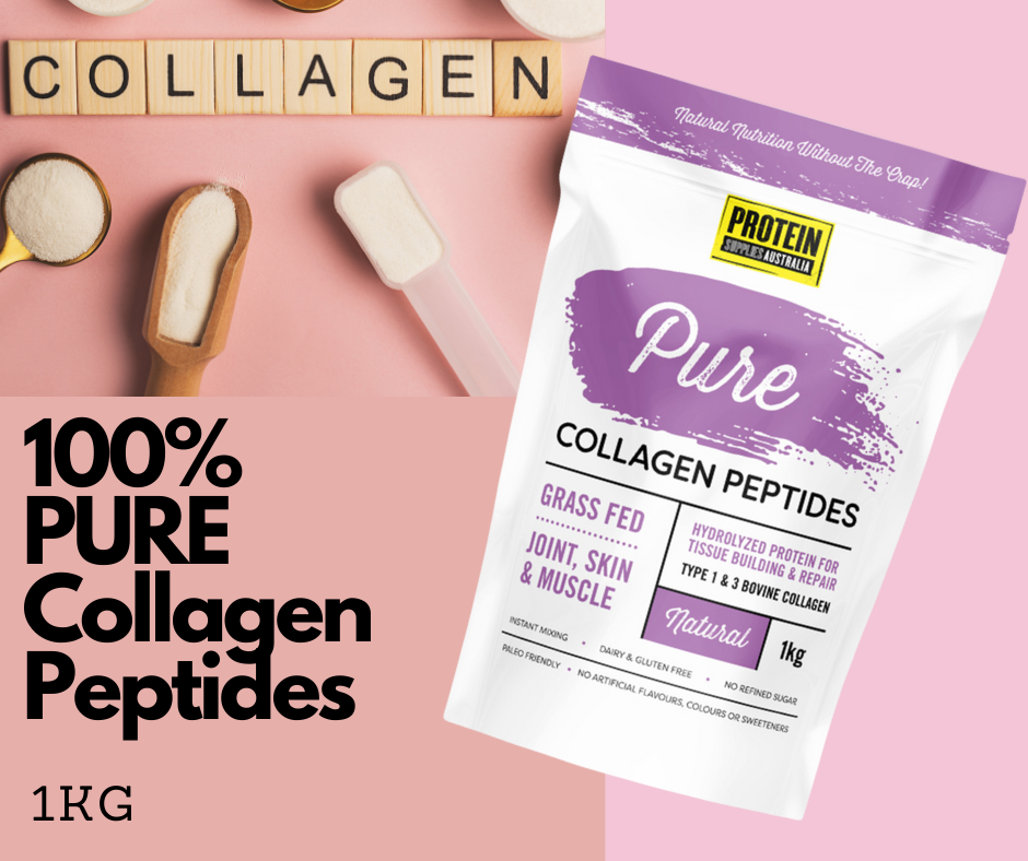 Premium Hydrolysed Collagen Peptides Grass Fed 💯% Pure Collagen