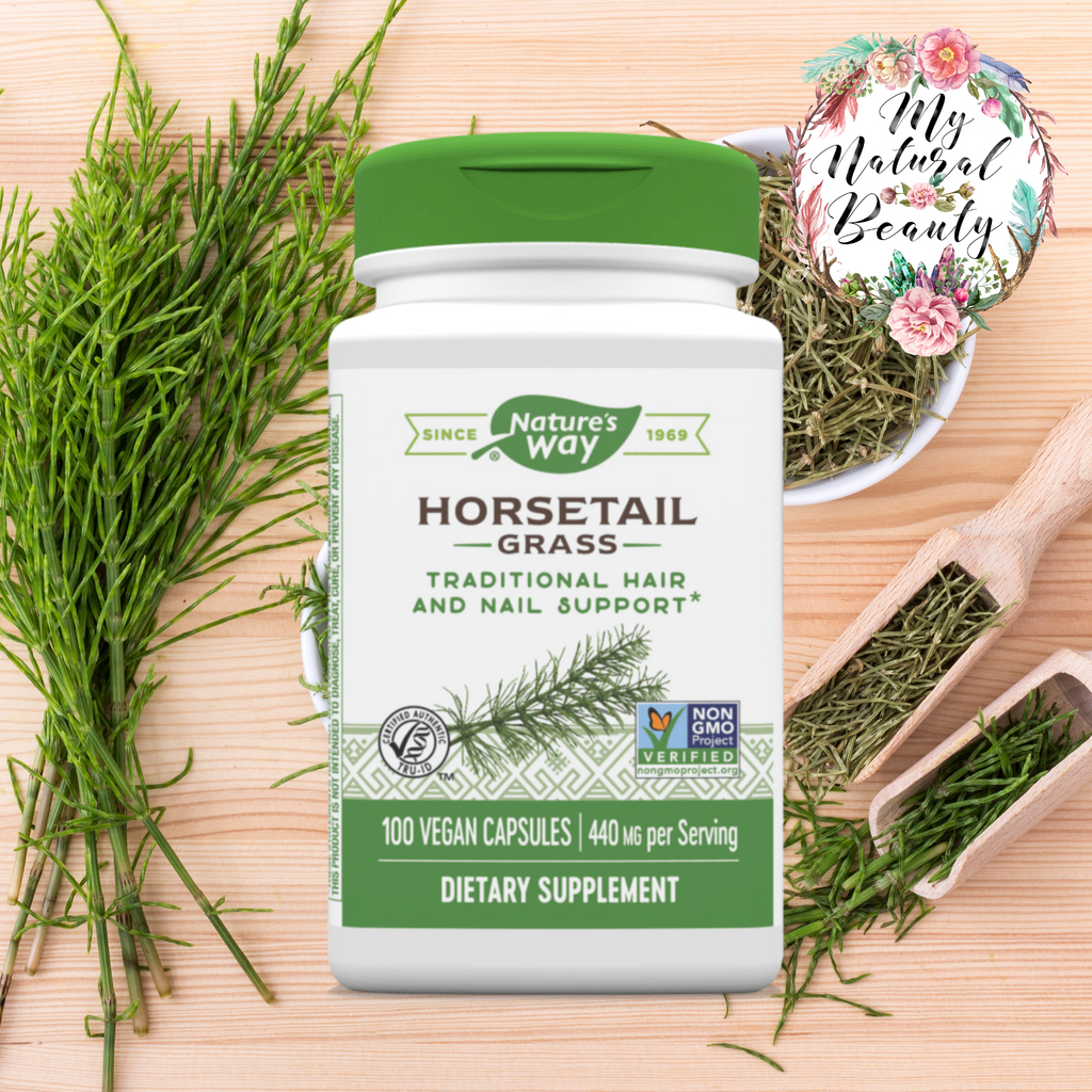  Horsetail Capsules - Hair Growth Supplement Hair, Skin, Nails. Horsetail Grass