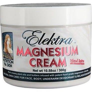 Elektra Magnesium Cream- Island Spice- 300g (10.58oz) jar