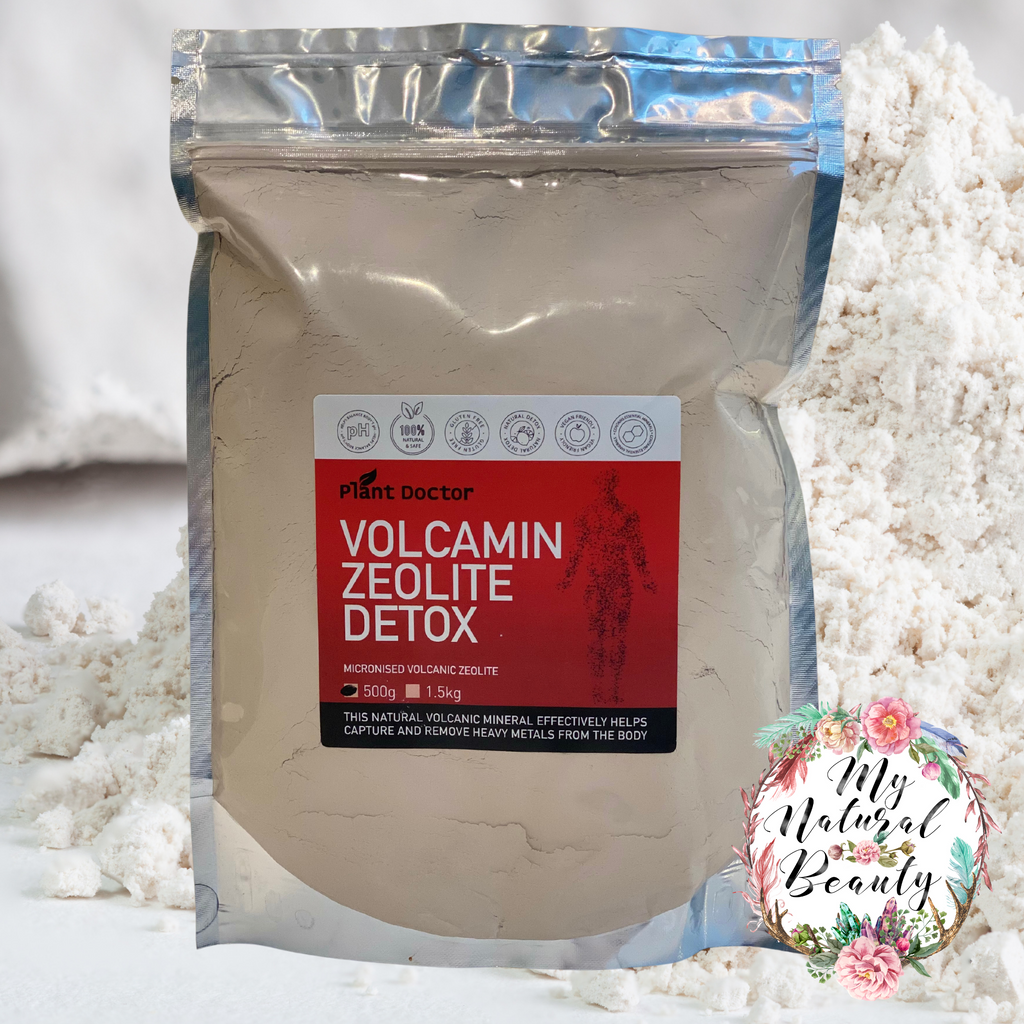  Many benefits of our Micronised VOLCAMIN (Clinoptilolite Zeolite Powder) include:    1.	100% safe and non-toxic at any level: All traces of the mineral are eliminated out of the body within 6 to 8 hours. It is safe to take with most medications (as long as they are not heavy metal based), but as always you should check with a medical professional first. *