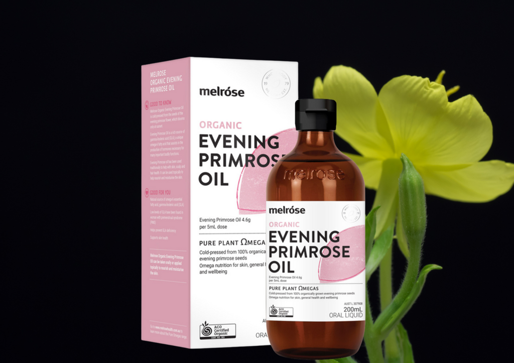 Organic Evening Primrose oil. Buy online northern beaches of Sydney, Australia.