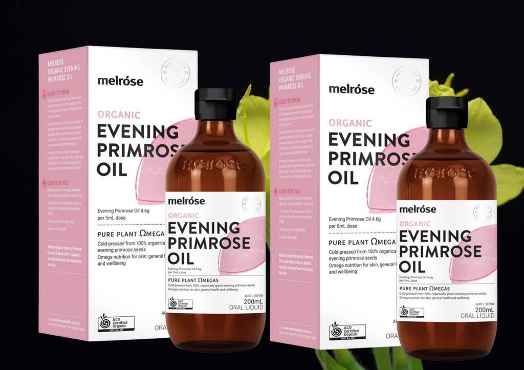 Organic Evening Primrose oil. Buy online northern beaches of Sydney, Australia.
