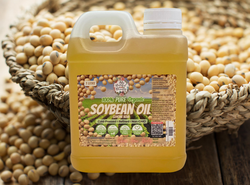  100% Pure Organic Soybean Oil- 1 Litre  PREMIUM COLD-PRESSED ORGANIC SOYBEAN OIL. Cold-Pressed- Refined- Non-GMO. Buy Online Australia. Soya Bean Oil Australia