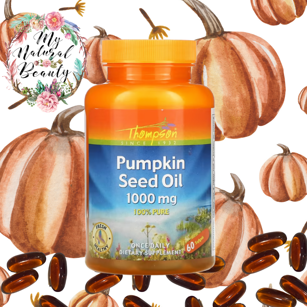  Pumpkin Seed Oil Capsules 1000mg- 100% Pure   Once Daily Supplement- 60 Softgels  Thompson, Pumpkin Seed Oil, 1000 mg, 60 Softgels Buy online Australia