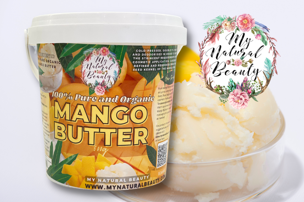 SOME WAYS YOU CAN USE MANGO BUTTER FOR HEALTHY HAIR   ·      You can use mango butter the same way you should shea or cocoa butter. Simply scoop a pea-sized dollop, rub it into your hands to soften and apply it to your hair.