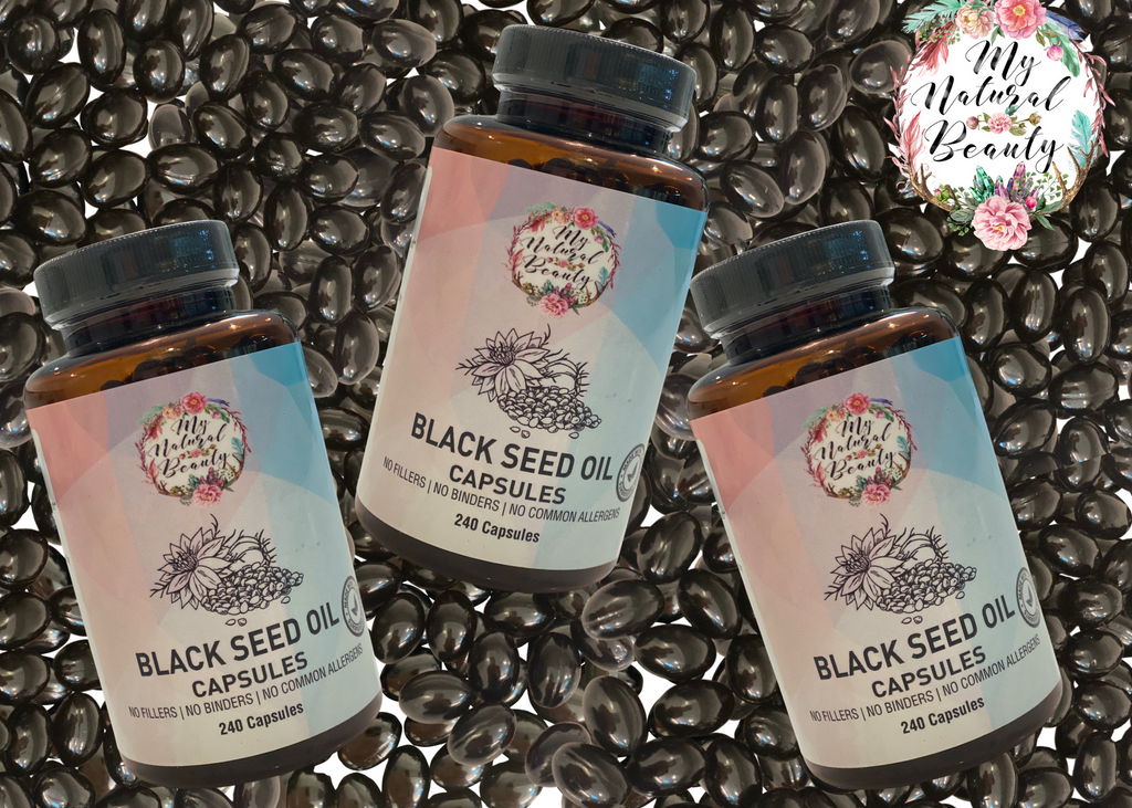 BLACK SEED OIL CAPSULES  720 Capsules (3 x 240 Capsule jars)  12 months supply. My Natural Beauty Australia