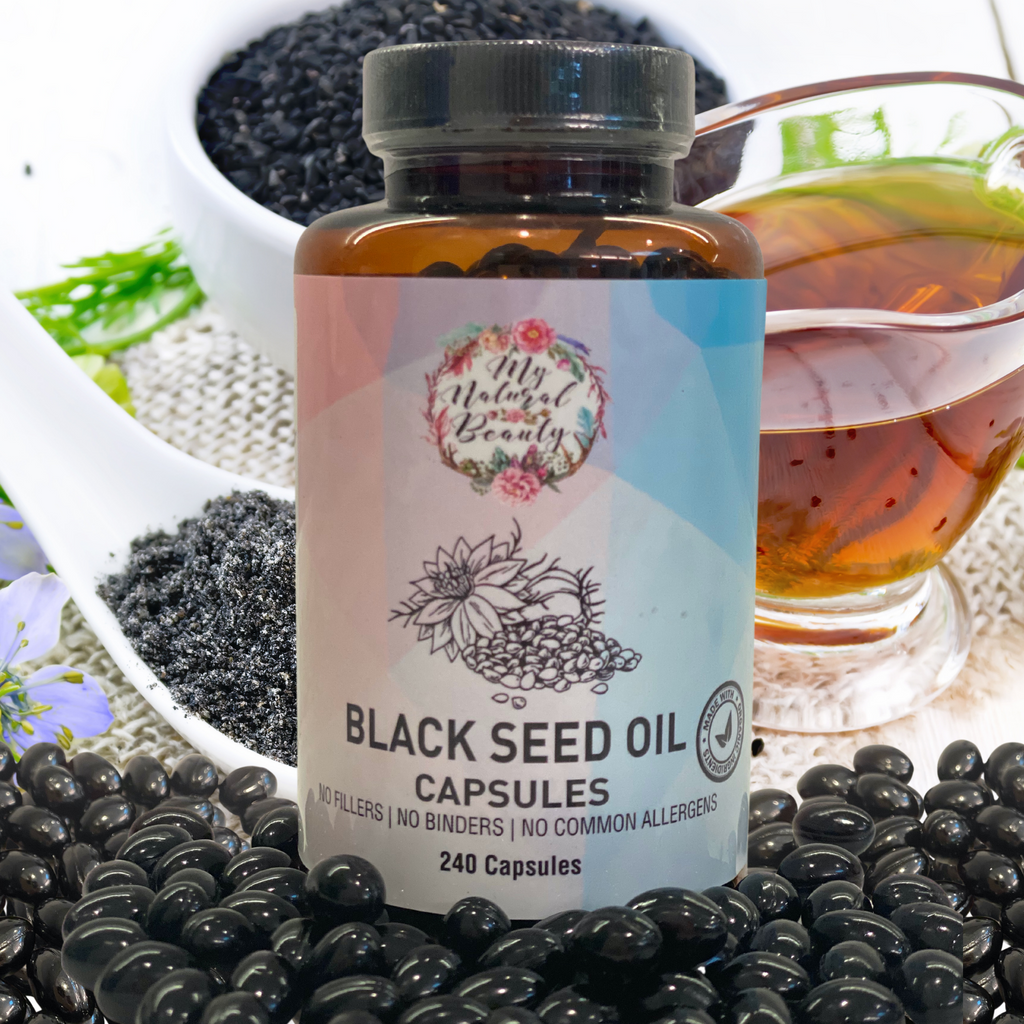 Also known as Black Cumin Seed oil, Blessed Seed, Kalonji oil and Nigella Sativa oil. This an amber-hued oil is said to offer a range of health and beauty benefits and has been used as a medicinal herb with a wide range of healing capabilities for almost 4000 years. One of the key components of black seed oil is thymoquinone, a compound with antioxidant properties. Archaeologists even found Black Seed oil and Black Seeds in King Tut’s tomb, emphasising their importance in history for healing and protection.