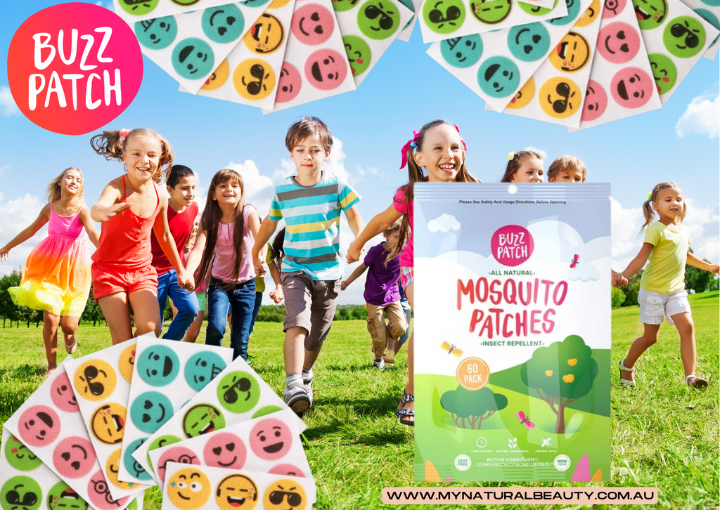 Buy BuzzPatch Mosquito Repellent Patches   Pack of 60 assorted colours BuzzPatch mosquito repellent stickers. The world’s #1 all-natural, non-spray protection against mosquitoes! Buy online Australia. Free shipping.