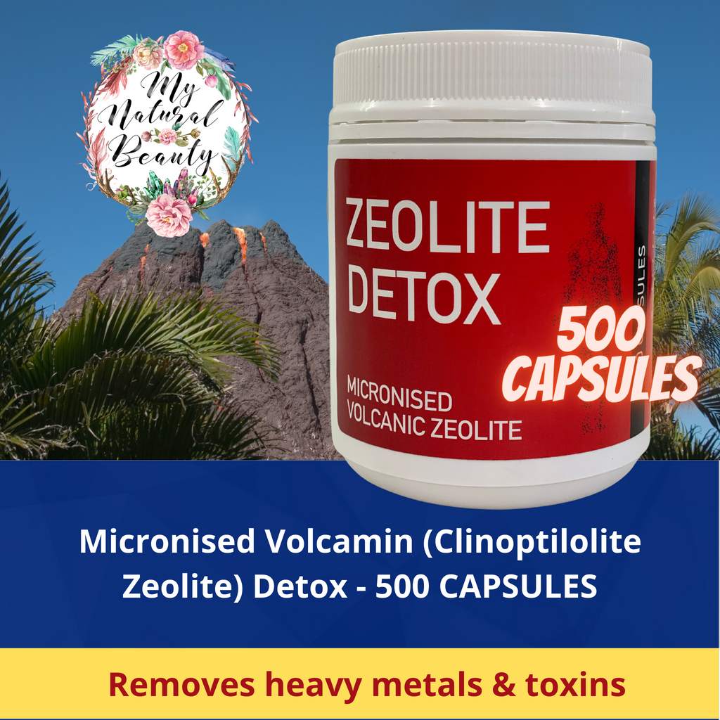 Micronised Volcamin (Clinoptilolite Zeolite) Detox - 200 CAPSULES ZEOLITE DETOX- Micronised Volcanic Zeolite – 200 Capsules Each capsule contains 700mg Micronised Volcamin (Clinoptilolite Zeolite) Vegan Friendly-100% Natural and safe Brand: Plant Doctor- Agtech Natural Resources- Australian Owned Country of Origin: Australia