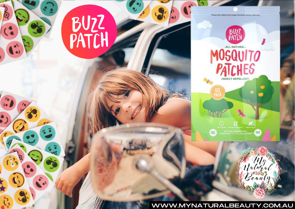  BuzzPatch uses the most effective, but safe, essential oil combination designed to confuse mosquitoes and hide your kids from their senses.   SAFE & NATURAL  BuzzPatch is made using non-woven fabric patches, infused with a combination of Citronella and other essential oils which are perfectly safe for your kids. Unlike topical sprays which contain DEET or Picaridin, BuzzPatch is not only easy to apply, but environment-friendly!