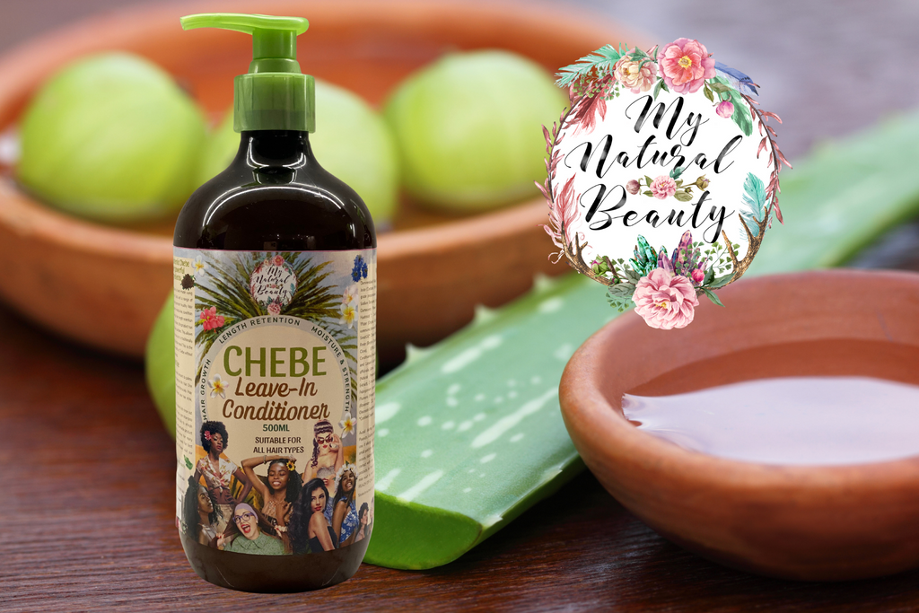  This beautiful leave-in conditioner has been created with many powerful natural moisture boosting ingredients . To create this product, a potent blend of Chebe powder, Amla powder and Fenugreek are slowly infused with 99.7% Pure Aloe Vera Juice, Organic Bulgarian Hydrosol and Organic Bulgarian Lavender Hydrosol. 