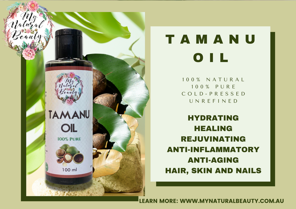 Tamanu Oil for•	Treat inflammatory conditions such as eczema, psoriasis, dermatitis, rashes and more. •	Reduce stretch marks •	Suppress the growth of bacteria and yeast •	Heal wounds and burns •	Treat Athletes Foot •	Sooth insect bites •	Hydrate and rejuvenate the skin