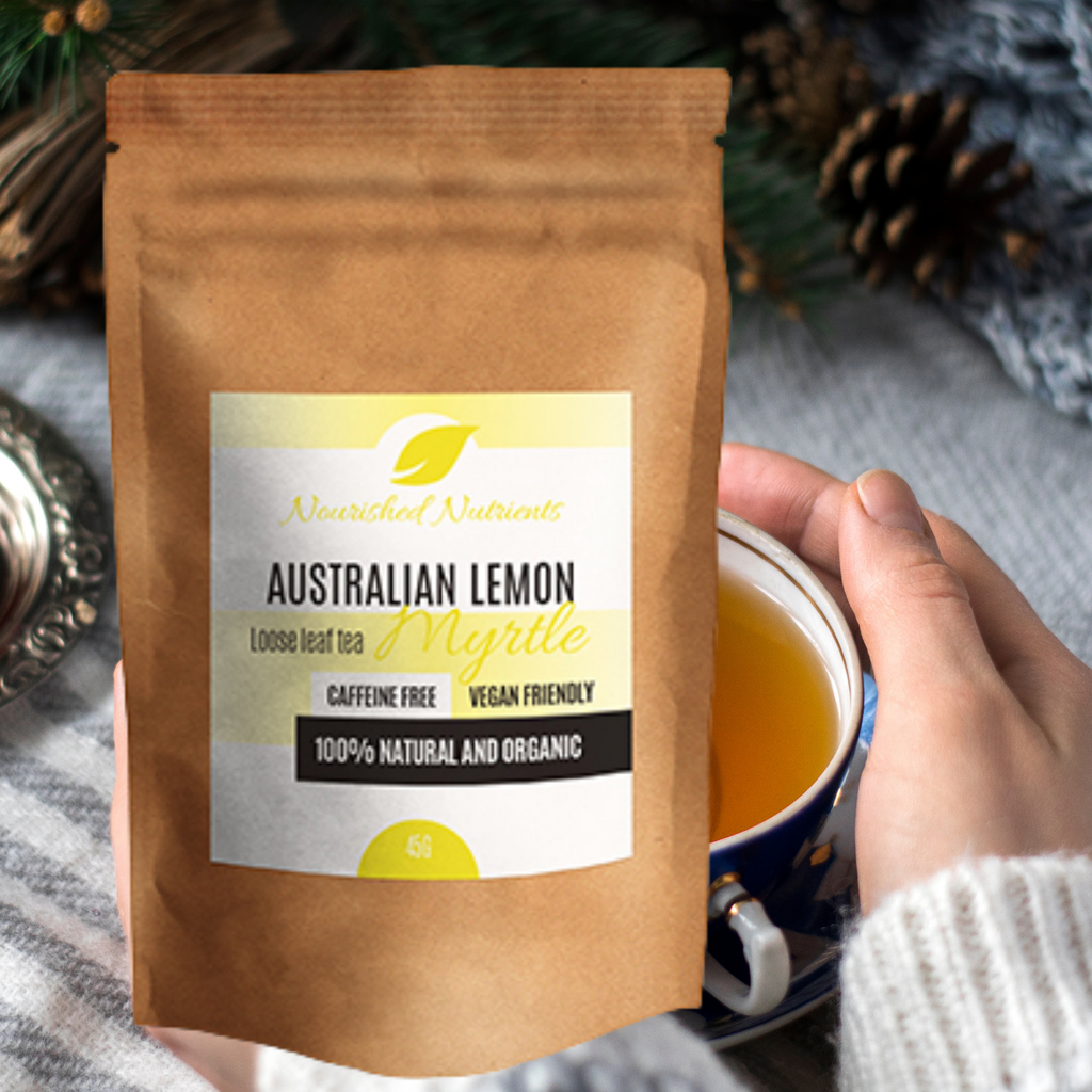 Lemon Myrtle Tea benefits-    It is known for its significant antioxidant, anti-inflammatory & anti-microbial properties.   ·      It contains many essential nutrients and minerals.