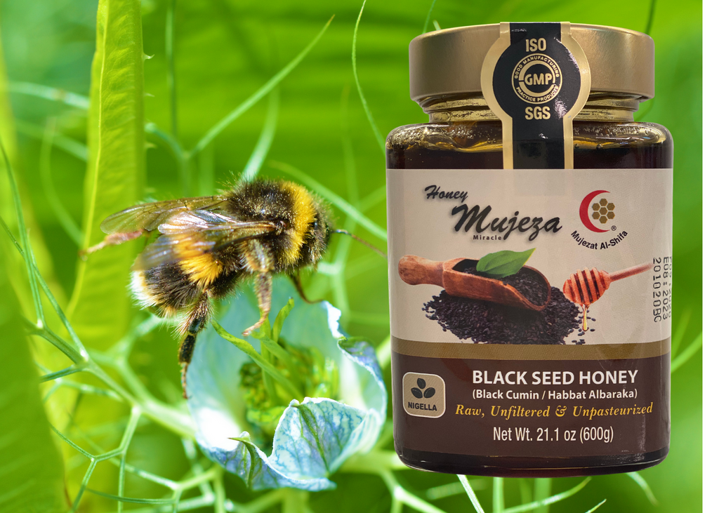 THE IMMUNITY BOX- Mujeza Black Seed Honey 600g, Black Seed Oil 300ml and 120 Black Seed Oil Capsules