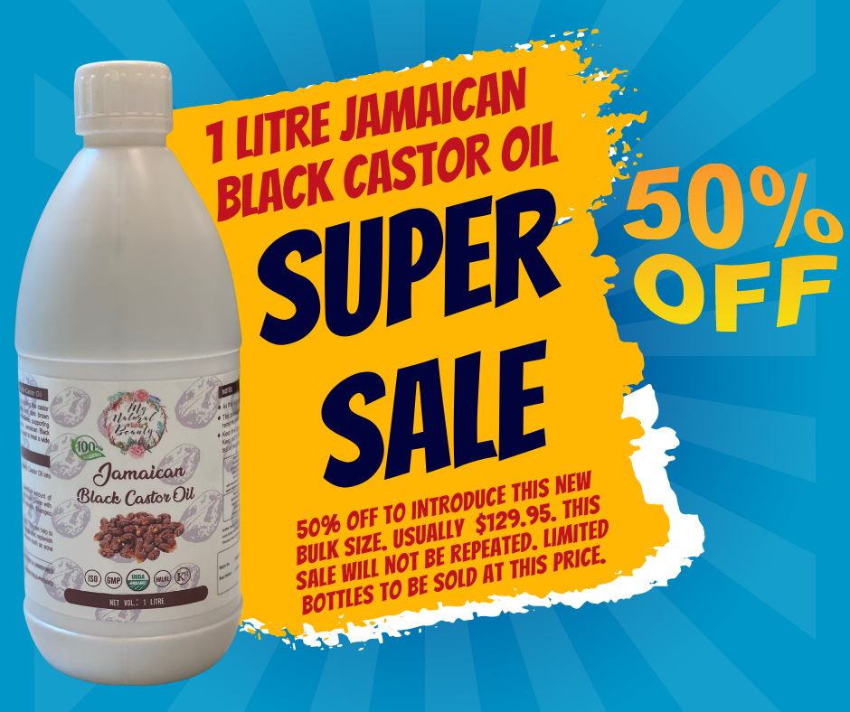 50% Jamaican Black Castor Oil Sale. For a limited time only!