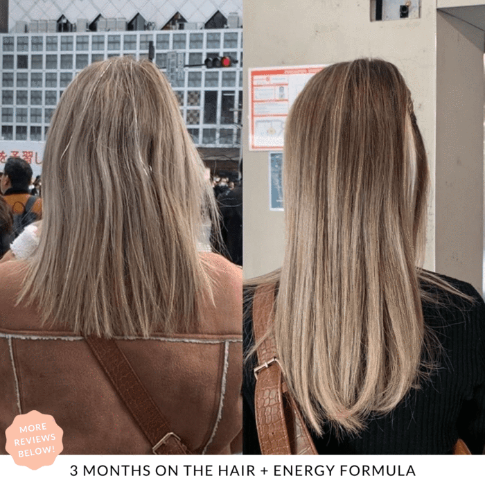 3 months results. Reviews JSHealth Hair + Energy