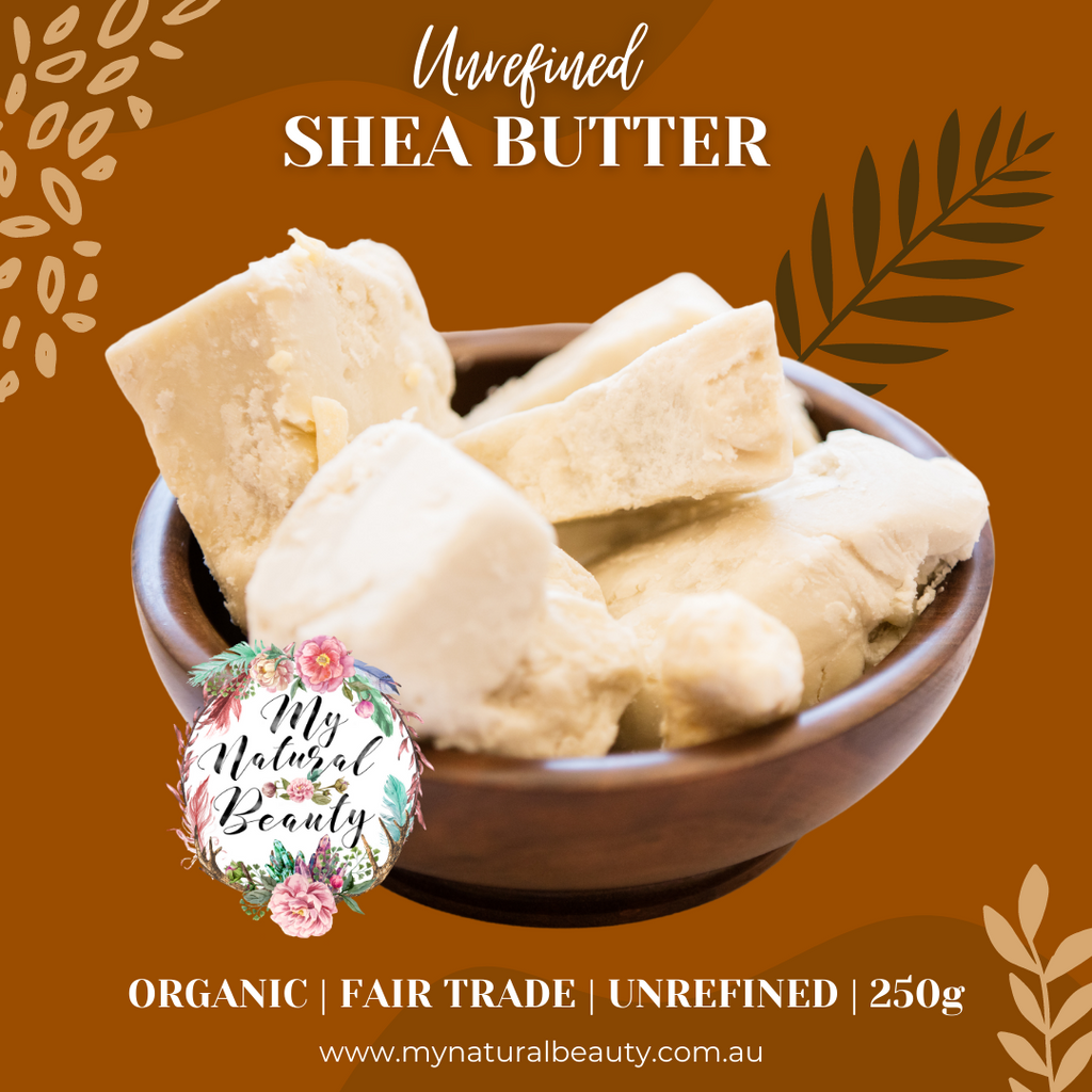 Shea Butter-UNREFINED- Certified Organic Fair Trade- 250g