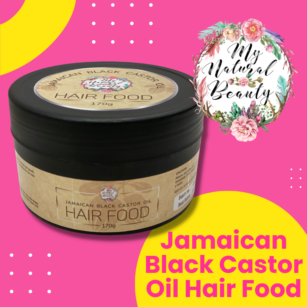  JAMAICAN BLACK CASTOR OIL HAIR FOOD  170g  Feed your hair and scalp with My Natural Beauty’s Jamaican Black Castor Oil Hair Food!  Natural Hair Growth Treatment. Re-grow hair naturally. Premium ingredients for maximum results. 