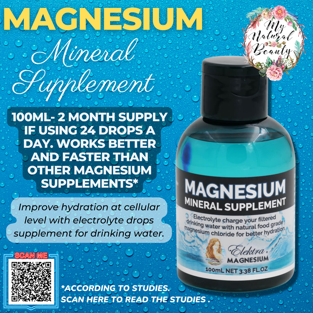 Magnesium Mineral Supplement for Drinking Water 100mL Brand: Elektra Magnesium. Buy Online Sydney Australia. Free Shipping over $60.00