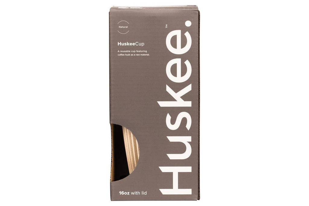HUSKEE Reusable Coffee Cup 16oz/ 473ml    Free Shipping Australia wide for all orders over $60.00   SIZE OPTIONS:   Charcoal | Single Unit Packaging | 16oz- 473ml (Cup and Lid); or   Natural | Single Unit Packaging | 16oz- 473ml (Cup and Lid)