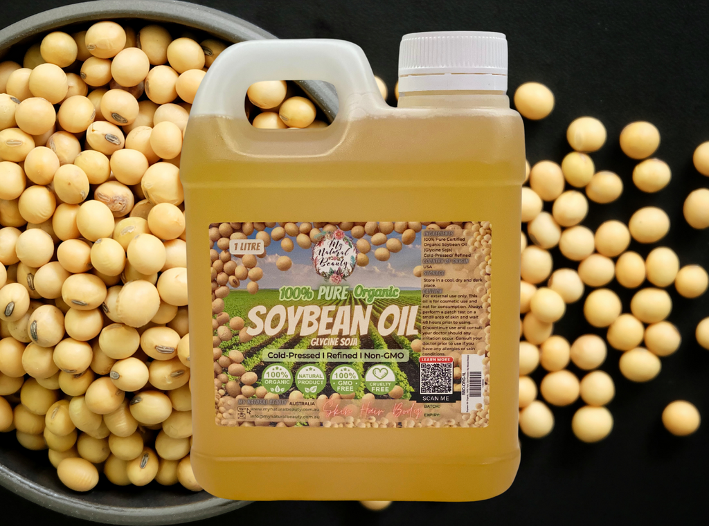  Product Name:	Soybean oil - Organic Botanical Name:	Glycine soja Country of Origin:	USA Extraction Method:	Cold Pressed / Refined  Plant part used:	Seed