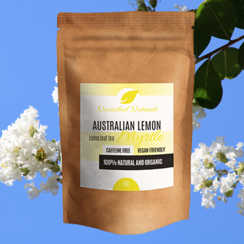 Lemon Myrtle Loose Leaf Tea- 45g- Australian- Caffeine Free- Organic