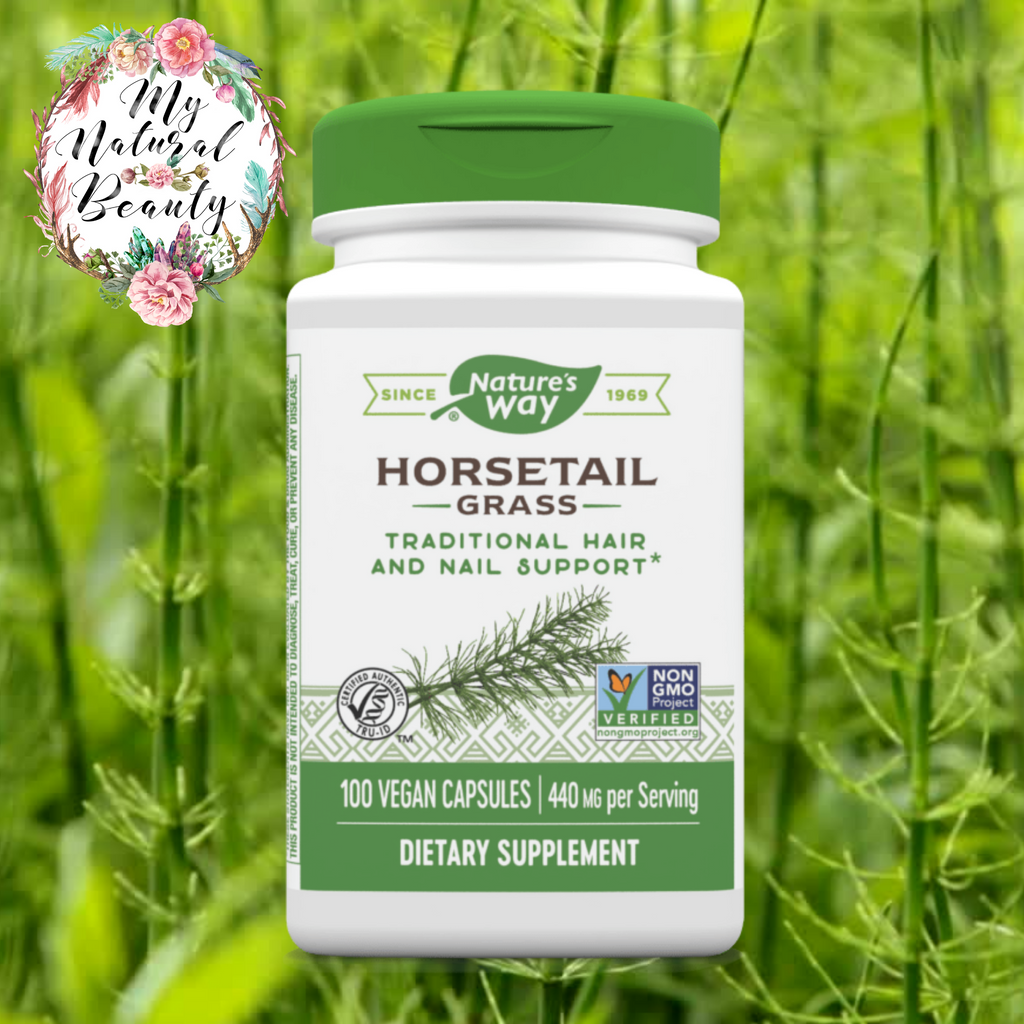 Horsetail Capsules - Hair Growth Supplement Hair, Skin, Nails. Horsetail Grass