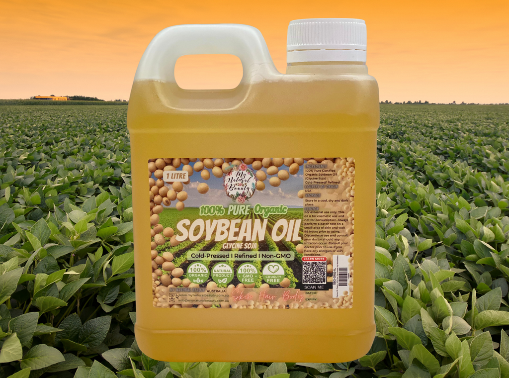  Product Name:	Soybean oil - Organic Botanical Name:	Glycine soja Country of Origin:	USA Extraction Method:	Cold Pressed / Refined  Plant part used:	Seed
