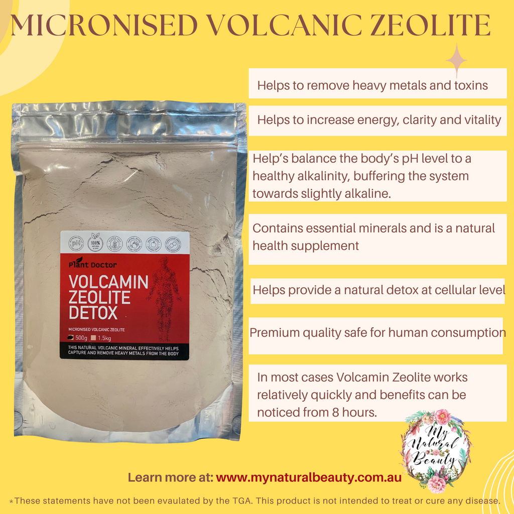 Using Zeolite as a cleanser. More recipes using Zeolite at www.mynaturalbeauty.com.au