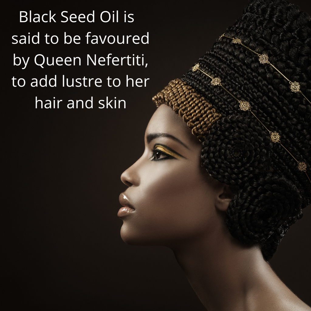 Also known as Black Cumin Seed oil, Blessed Seed, Kalonji oil and Nigella Sativa oil. This an amber-hued oil is said to offer a range of health and beauty benefits and has been used as a medicinal herb with a wide range of healing capabilities for almost 4000 years. One of the key components of black seed oil is thymoquinone, a compound with antioxidant properties. Archaeologists even found Black Seed oil and Black Seeds in King Tut’s tomb, emphasising their importance in history for healing and protection.