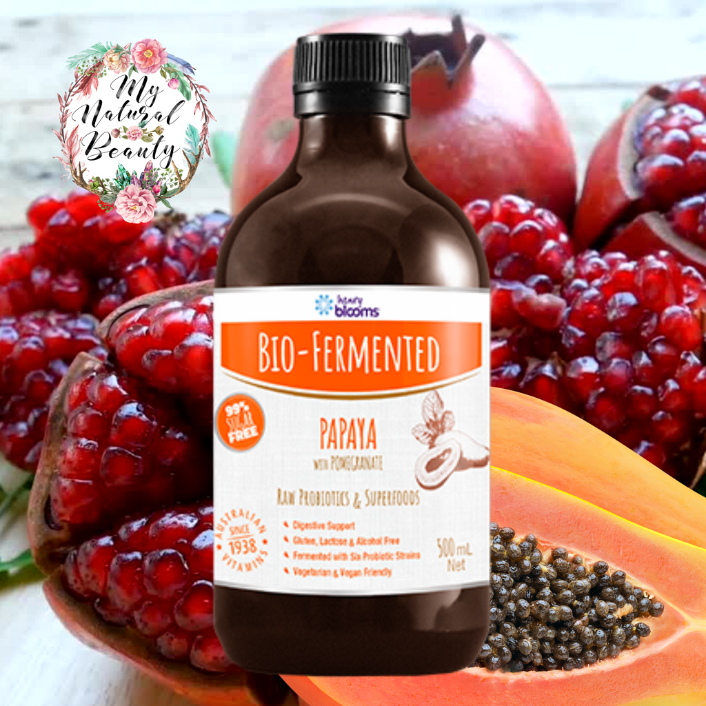 The superfood powers of Papaya and Pomegranate enhance the raw probiotics and superfoods found in this winning bio-fermented drink, great as a daily shot to support gut health and digestion to put that extra spring in your step. This tummy-happy liquid concentrate delivers an antioxidant kick and six raw probiotic strains while being 99% sugar free, gluten, lactose and alcohol free.