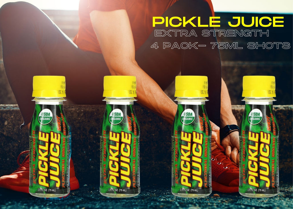 PICKLE JUICE EXTRA STRENGTH SHOTS- 4x 75ML. Australia. 