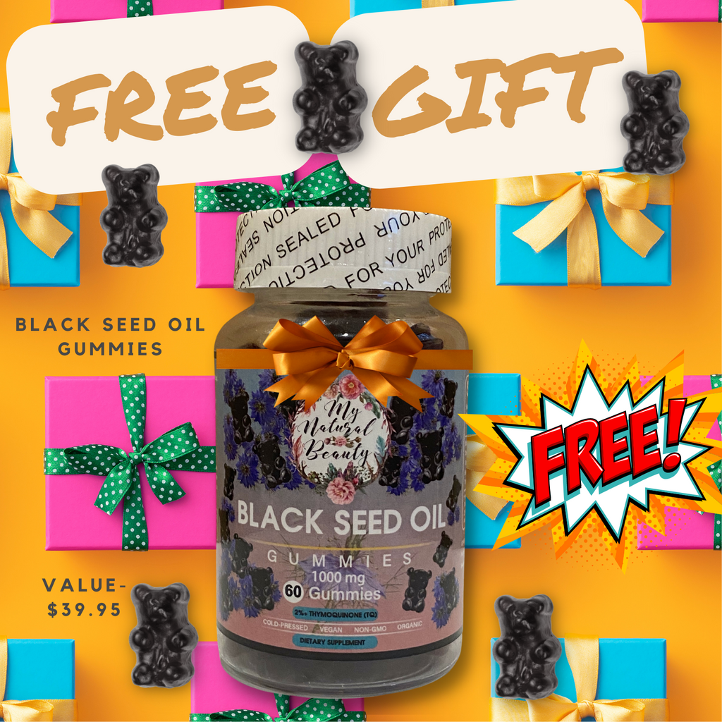 BLACK SEED OIL CAPSULES (240 caps) and RECEIVE A FREE BLACK SEED OIL GUMMIES (60 Gummies) (Free Gift Value- $39.95)