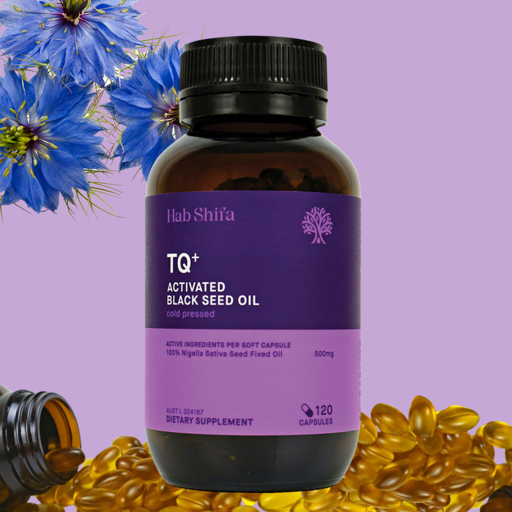 Hab Shifa TQ+ Activated Black Seed Oil 120 capsules