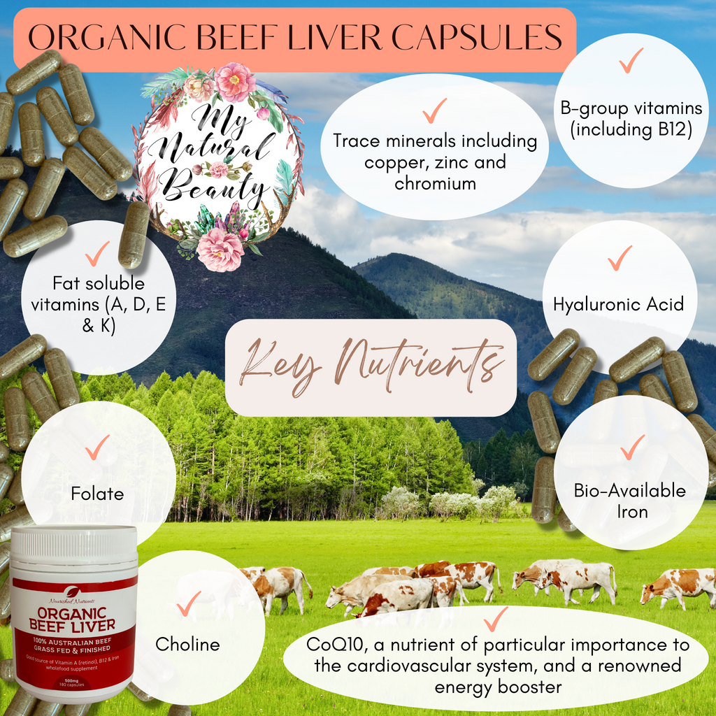 Beef Liver Capsules. Bulk. Buy online in bulk Australia