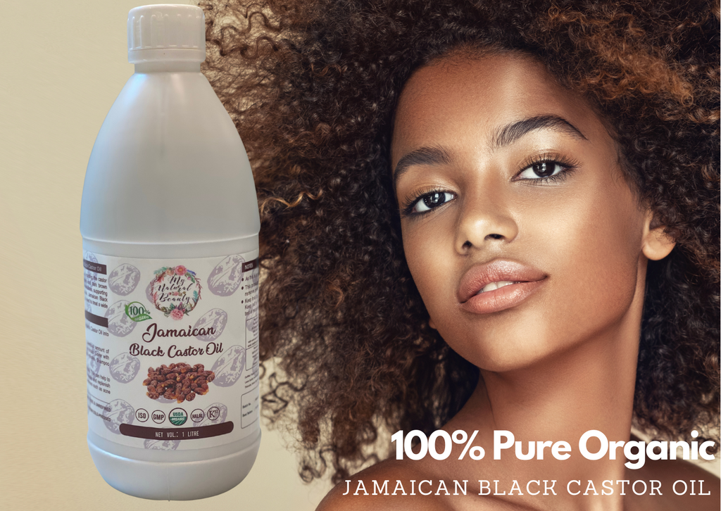  100% Pure Organic Jamaican Black Castor Oil – 1 Litre