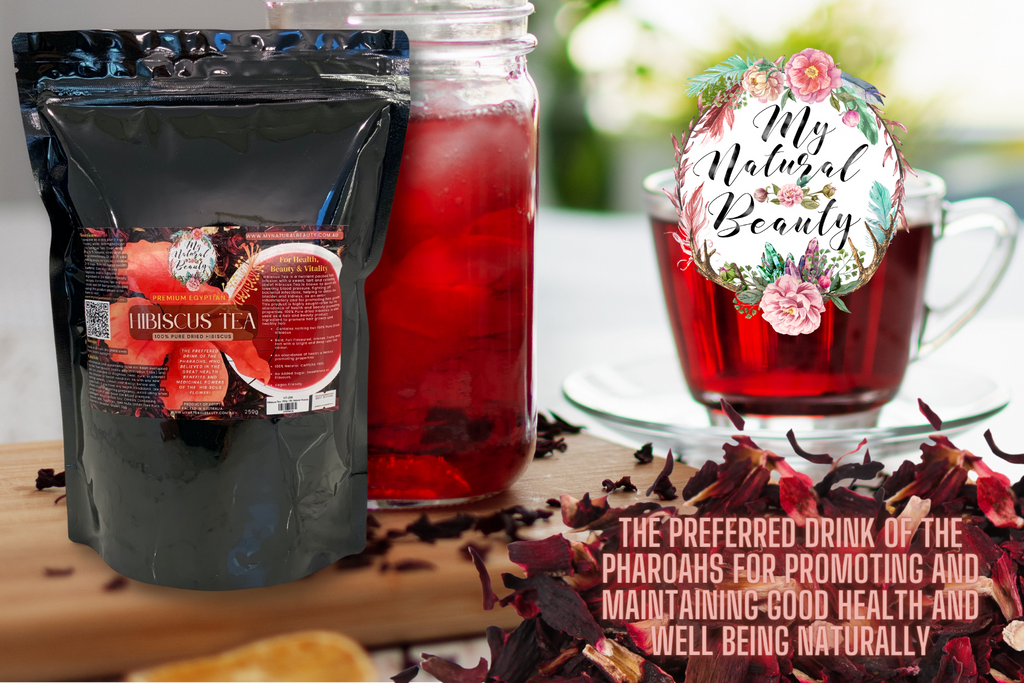 HIBISCUS FLOWER TEA ROSELLA 250G - BLOOD PRESSURE- HEART HEALTH-  HYPERTENSION