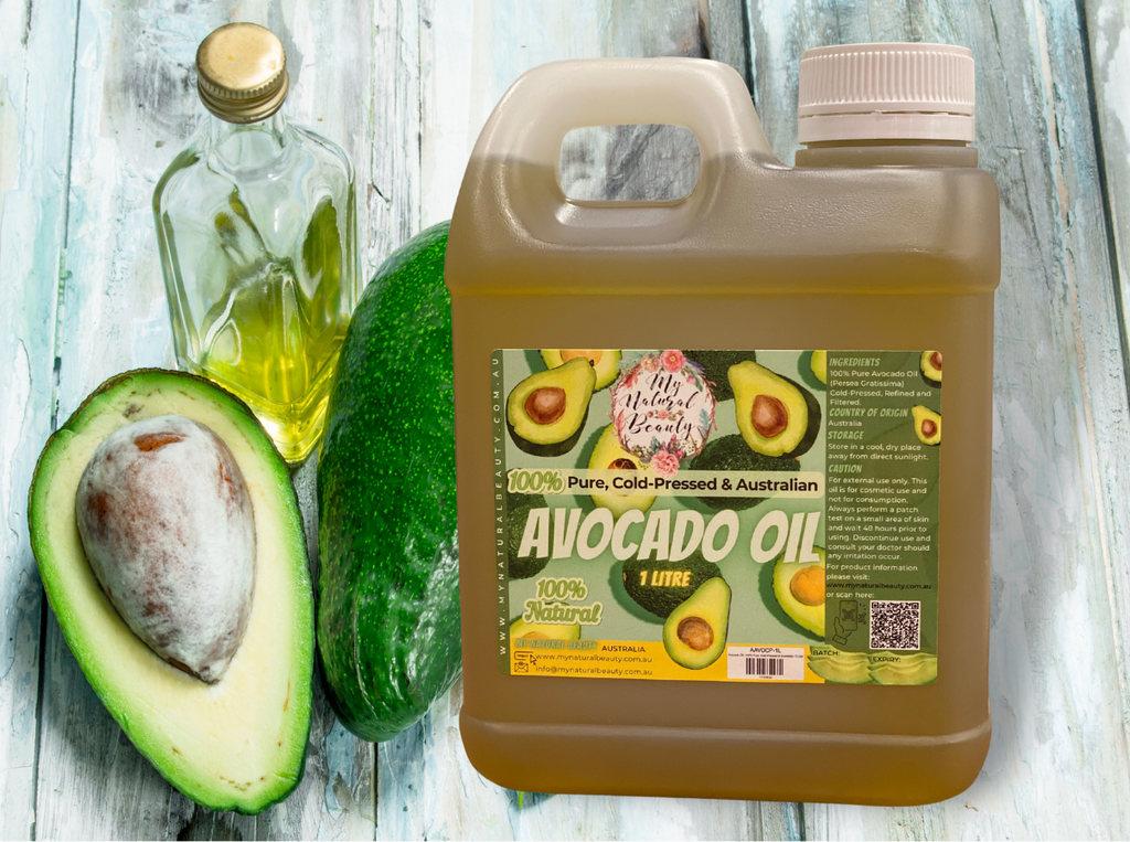 100% Pure Avocado Oil - Penetrates the hair shaft to deeply nourish the hair- 1L