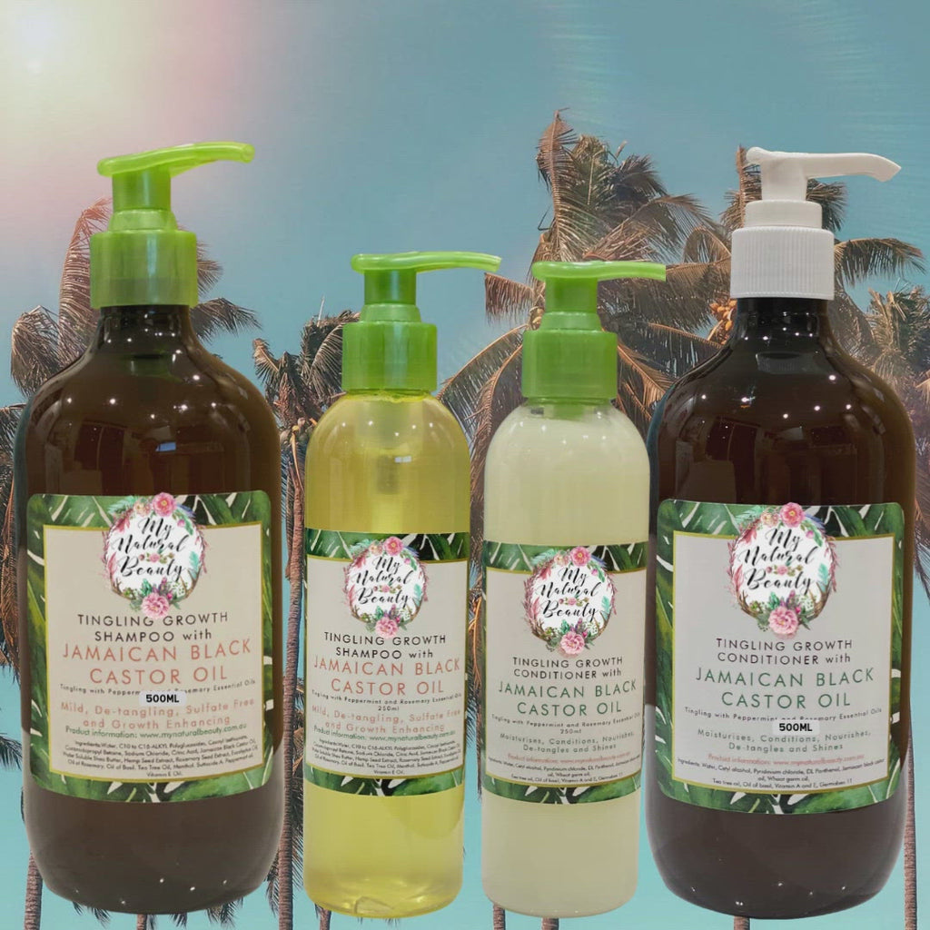 Jamaican Black Castor Oil Tingling Hair Growth Shampoo and Conditioner- 250ml